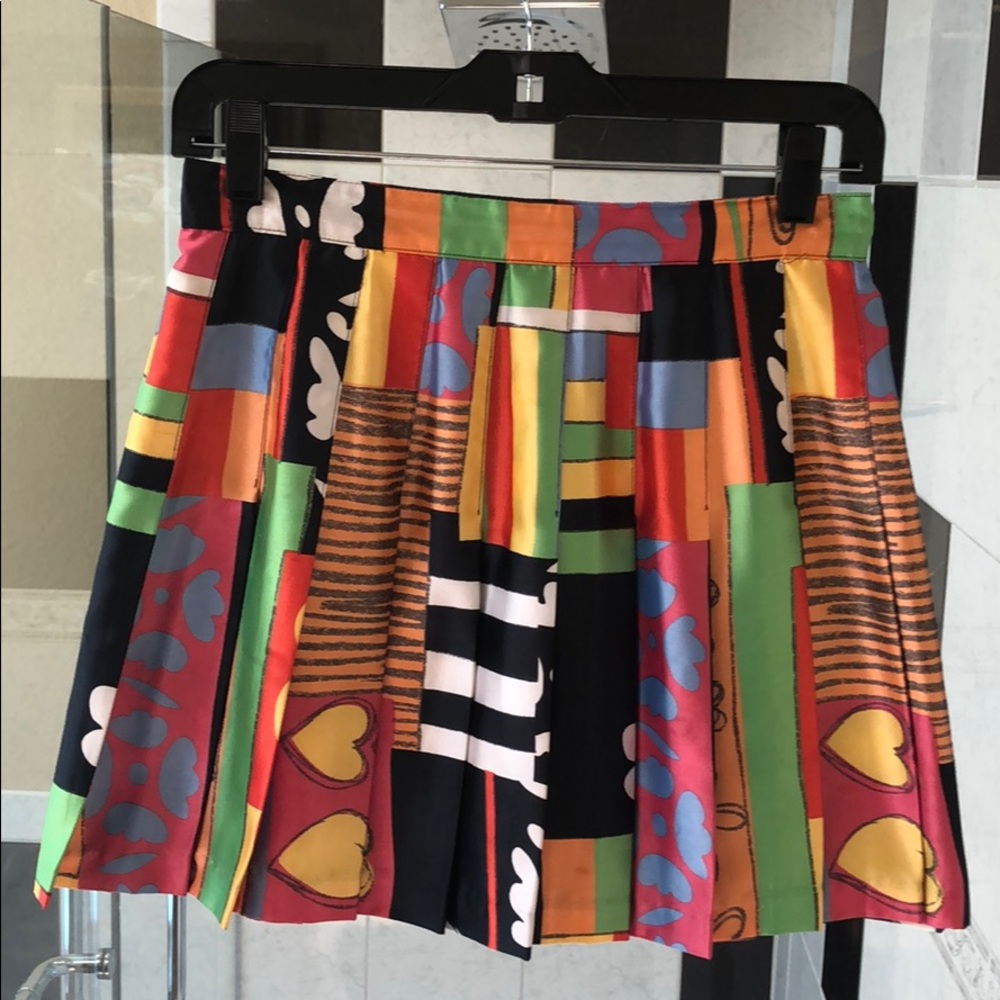 Tail Vintage Patterned Pleated Skirt